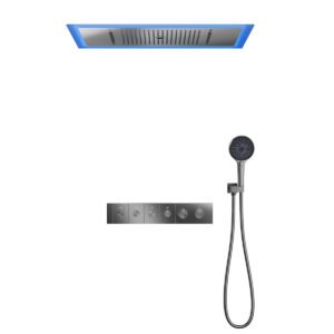 Shower Systems,4-functions Concealed Shower set,Thermostatic Shower Mixer
