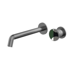 In-Wall Concealed Basin Faucet, Wall Mount Bathroom Sink Mixer Tap, Solid Brass for Modern Bathroom Renovatio