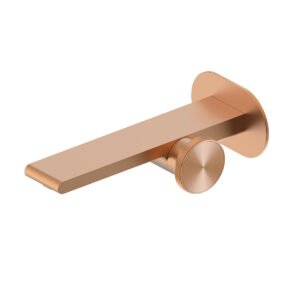 Concealed Wall Mounted Basin Mixer, In-wall Brass Bathroom Sink Faucet with Rough-in Valve, Modern Single Handle Hot Cold Tap