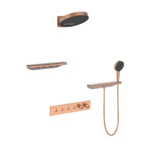 K54-3 Solid Brass Concealed Shower System