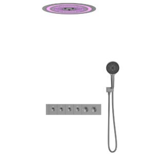 K54-2 Luxury Concealed Wall Mount LED Shower System